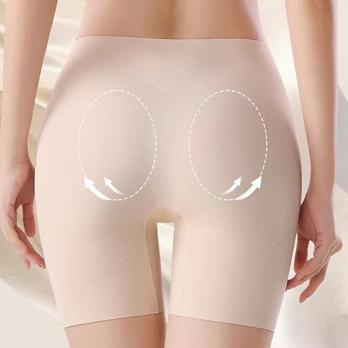 waist Ice Silk Underwear with Tummy-control Hip-lifting