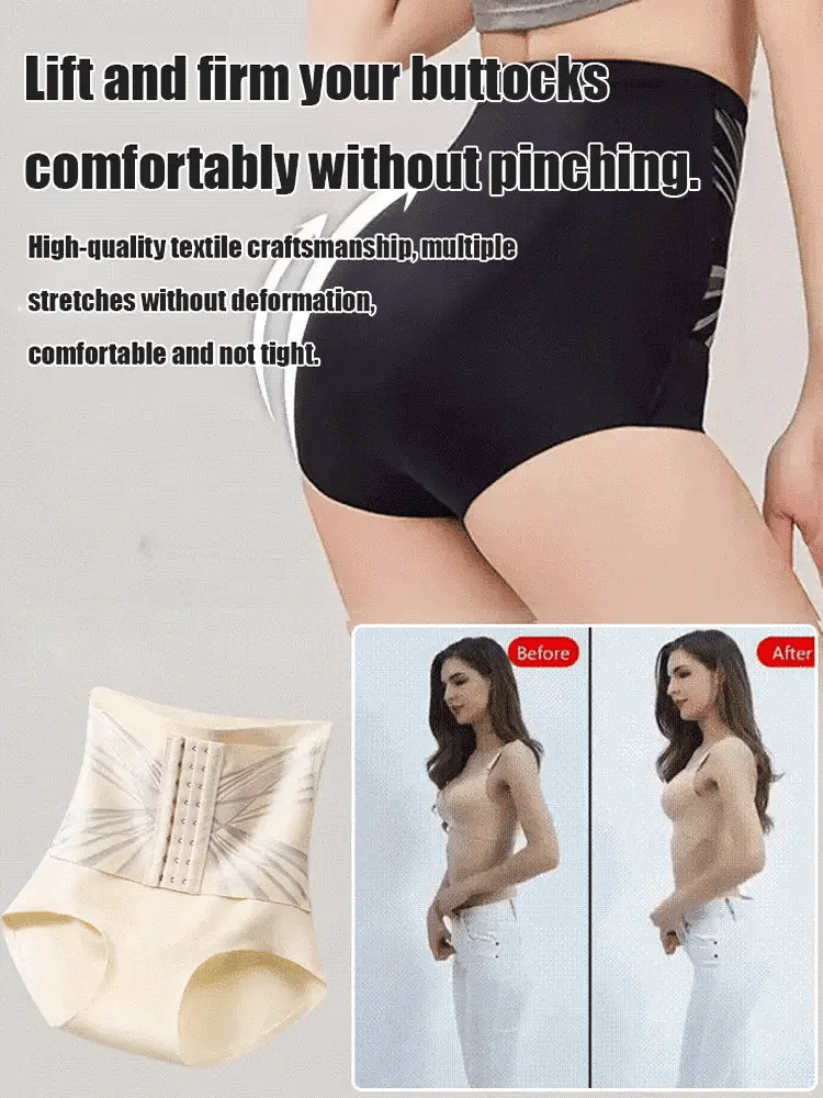 FASHIONABLE WAIST BUTTONED TUMMY SHAVING PANTS