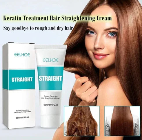 Silk & Keratin Hair Straightening Cream