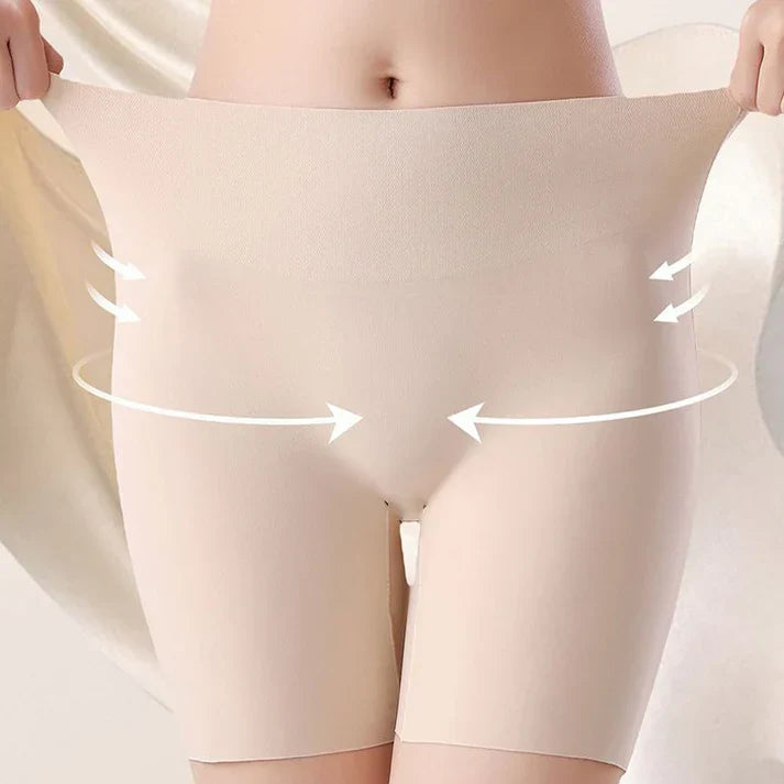 waist Ice Silk Underwear with Tummy-control Hip-lifting