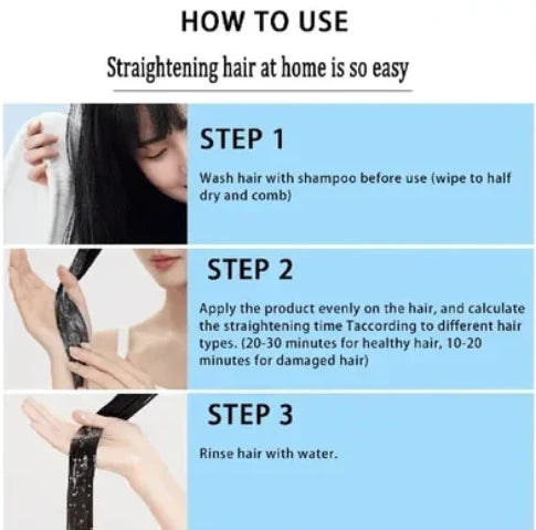 Silk & Keratin Hair Straightening Cream