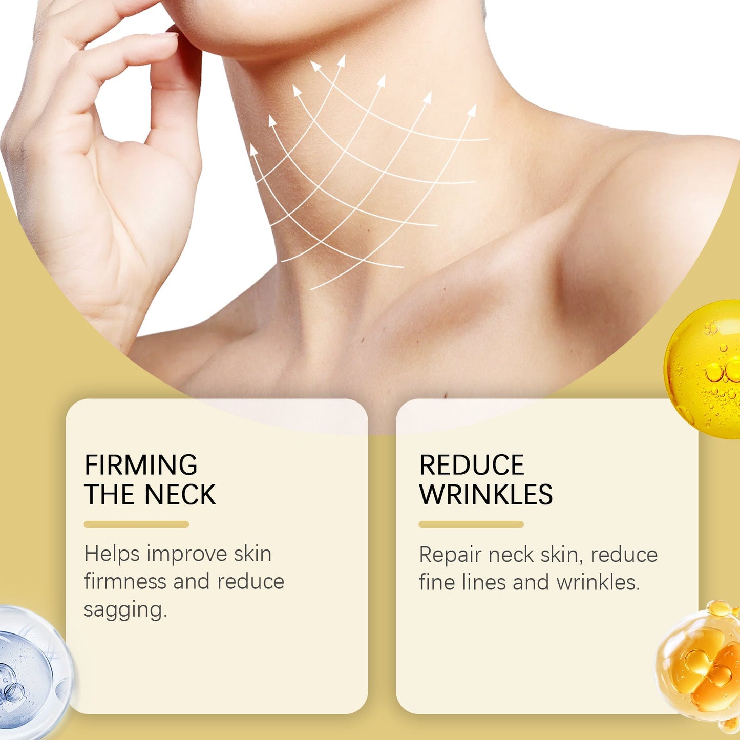 Light Eye Massage Creamwith Caffeine & Hyaluronic Acid for Dark Circles Firming Fine Lines Hydrating Moisturizing Radiant Skin Care with Red Light Micro-Vibration Head