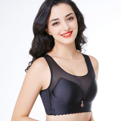 PLUS SIZE FULL CUP NO STEEL RING ULTRA THIN YOGA SPORTS BRA