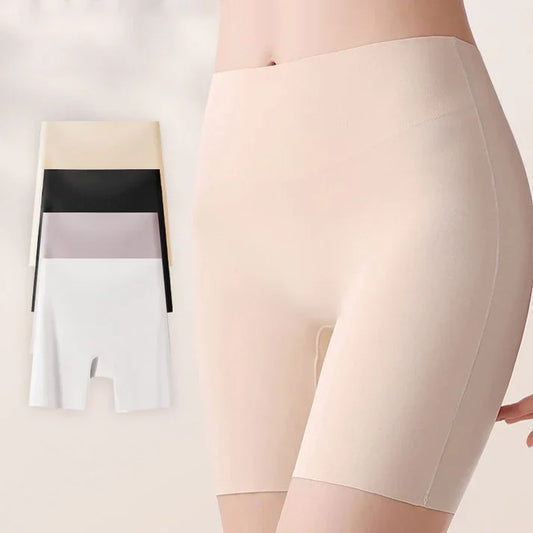 waist Ice Silk Underwear with Tummy-control Hip-lifting