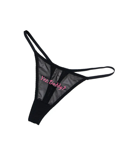 Sultry Kisslove T-back Mesh Panties