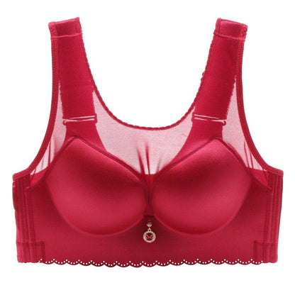 PLUS SIZE FULL CUP NO STEEL RING ULTRA THIN YOGA SPORTS BRA