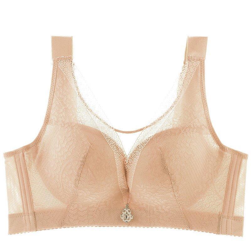 PLUS SIZE WIRELESS BREAST-RECEIVING ADJUSTABLE PUSH UP BRA