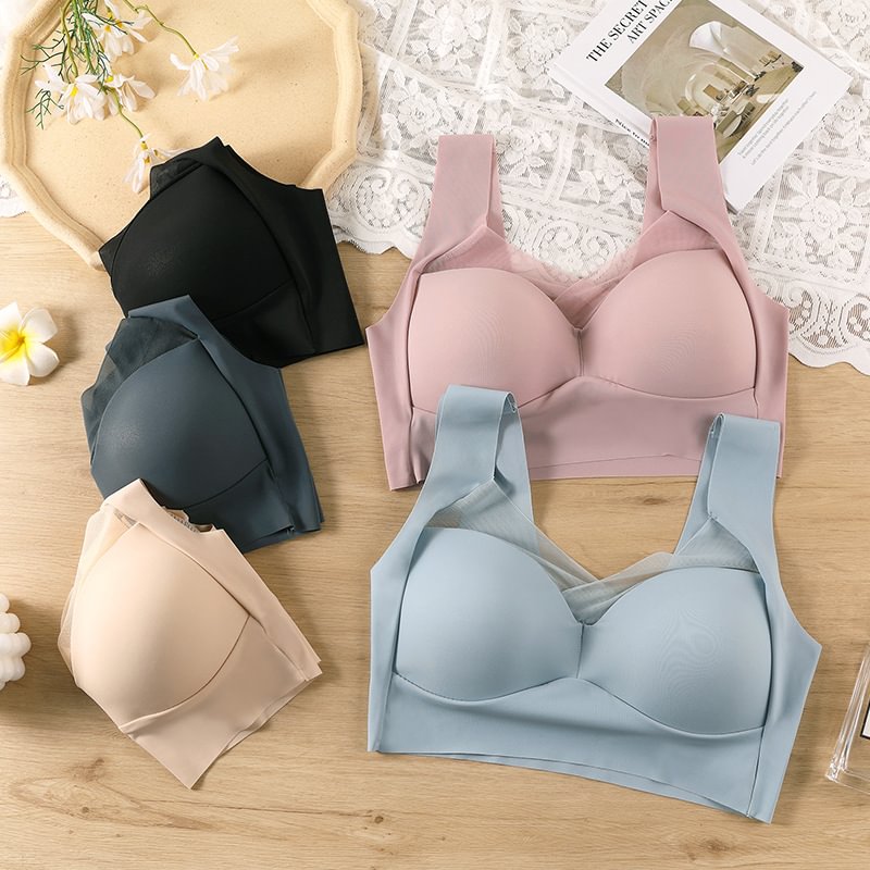 Plus Size Seamless Push Up Wireless Bras