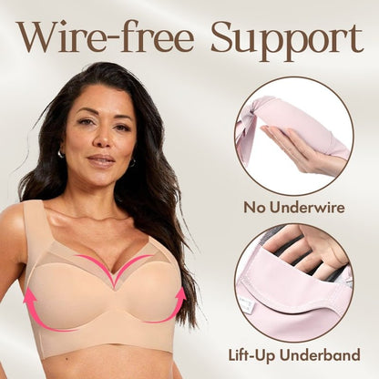 Plus Size Seamless Push Up Wireless Bras
