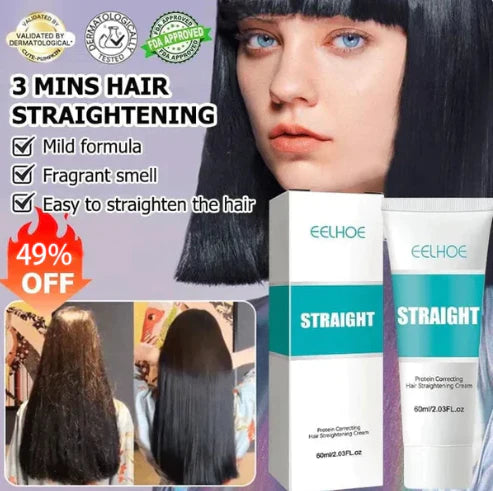 Silk & Keratin Hair Straightening Cream
