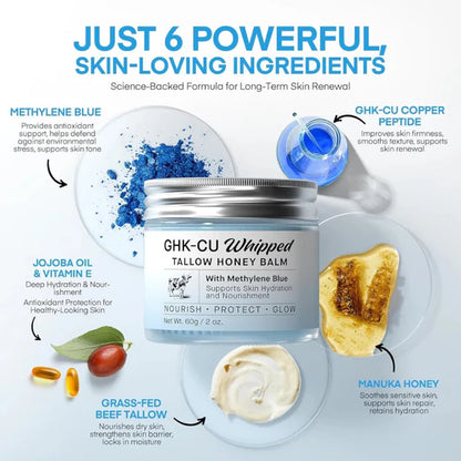 🏆Limited time offer⚡GHK-CU Whipped Tallow Honey Balm with Methylene Blue