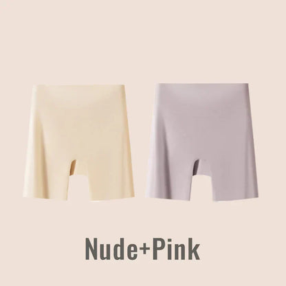 waist Ice Silk Underwear with Tummy-control Hip-lifting