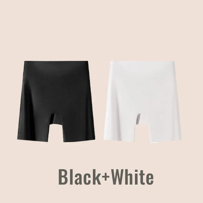 waist Ice Silk Underwear with Tummy-control Hip-lifting