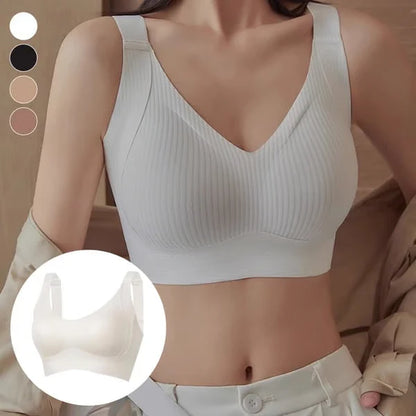 🔥Women's Ribbed Adjustable Wireless Bra
