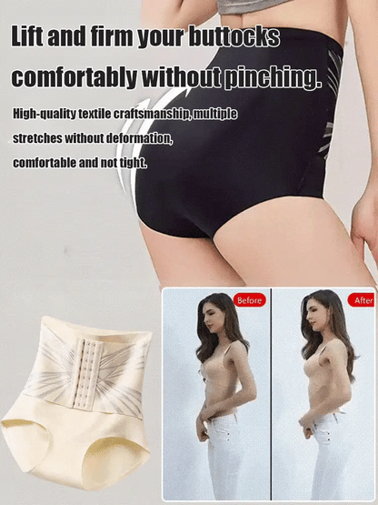 FASHIONABLE WAIST BUTTONED TUMMY SHAVING PANTS