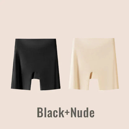 waist Ice Silk Underwear with Tummy-control Hip-lifting