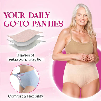 ⏰Limited Sale: Buy 1 Get 2 Free 🤩Leak-proof High-Waist Tummy-Control Butt-Lifting Panties